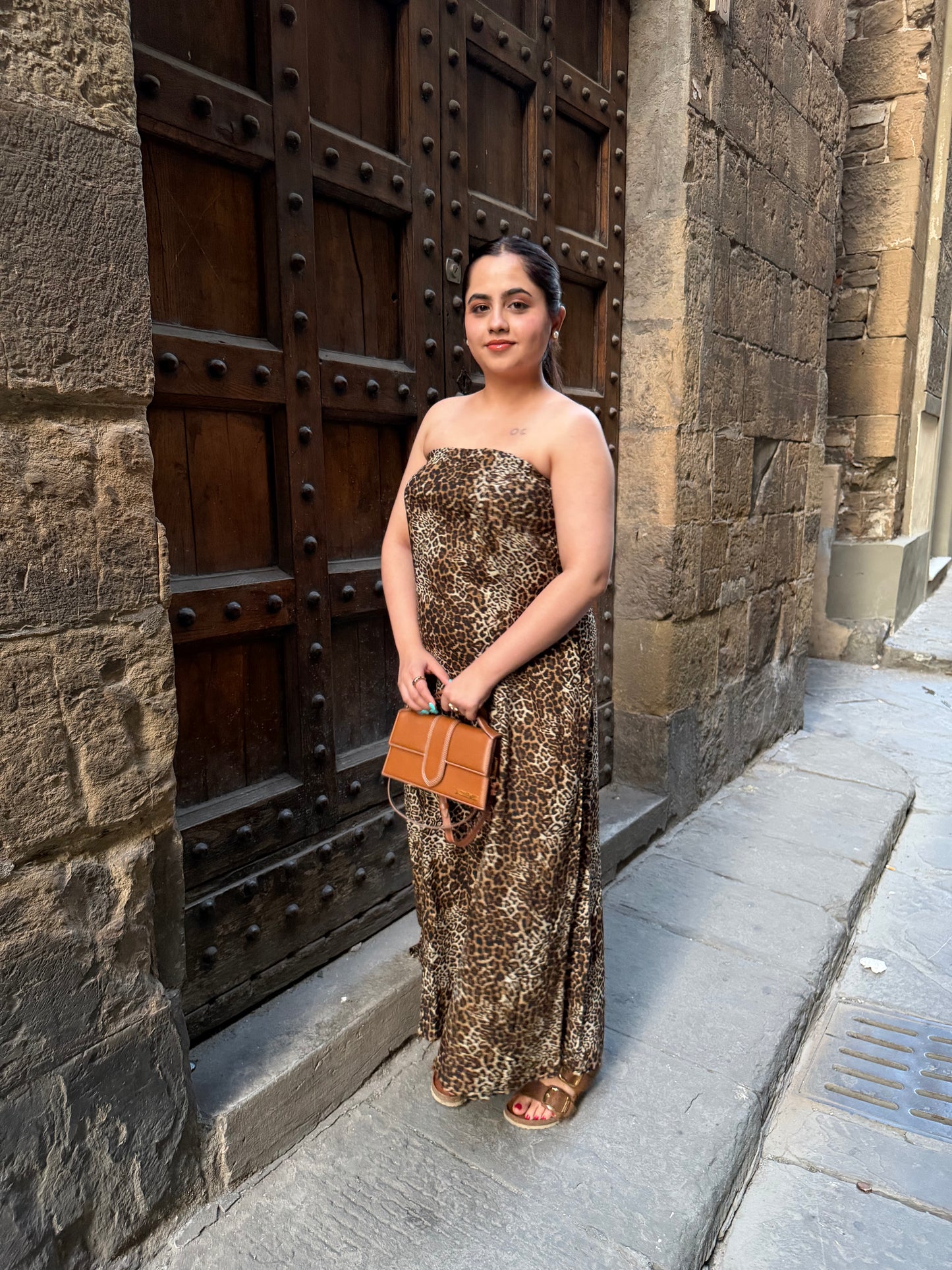 Leapord Print Tube Dress