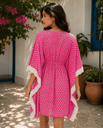 short draw-string kaftan